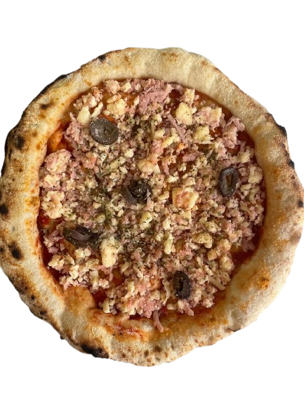 Pizza de Presunto e Queijo Mamãe Receitas